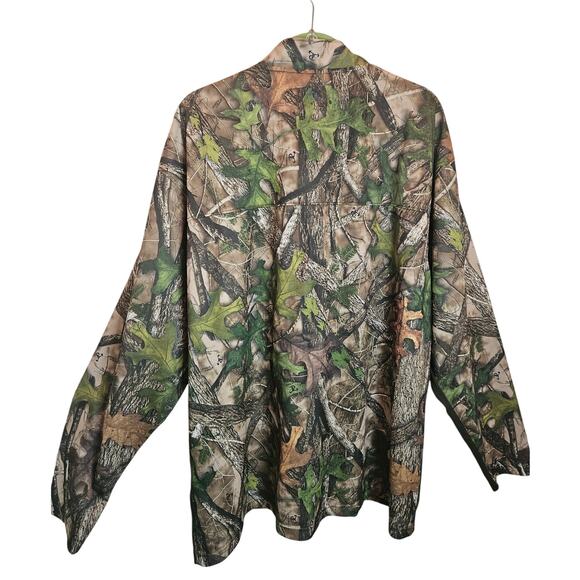 RedHead Grid Lite Quarter Zip 2XL Long-Sleeve Green Camouflage Mens wicking cool - Picture 4 of 10